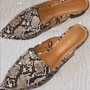 Express mule slides size 10